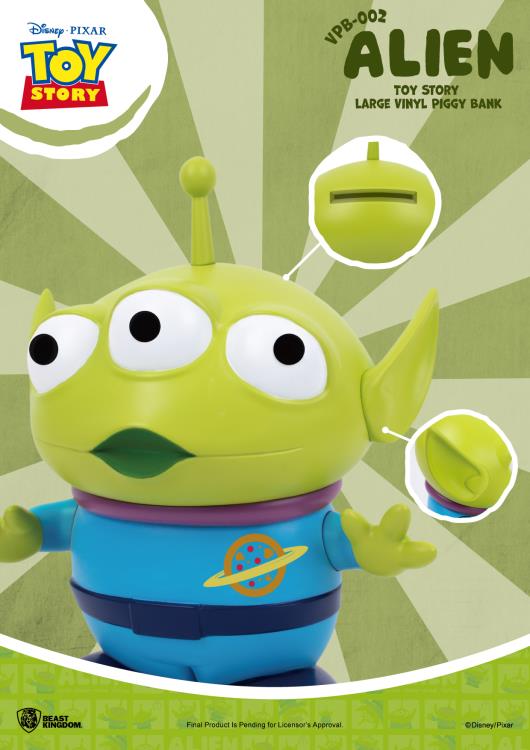 Toy Story VPB-002 Large Alien Toy Vinyl Piggy Bank Gallery Image 7