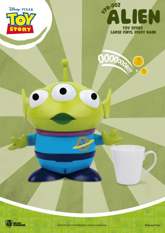 Toy Story VPB-002 Large Alien Toy Vinyl Piggy Bank Gallery Image 9