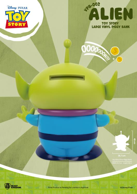 Toy Story VPB-002 Large Alien Toy Vinyl Piggy Bank Gallery Image 6
