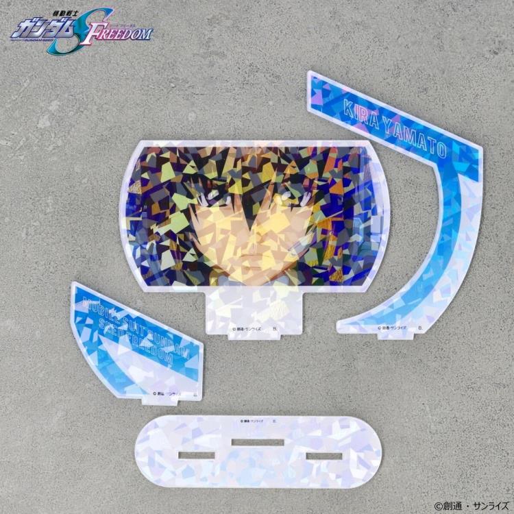 Gundam SEED Freedom Birthday Series Kira Yamato Exclusive Hologram Acrylic Stand Gallery Image 4