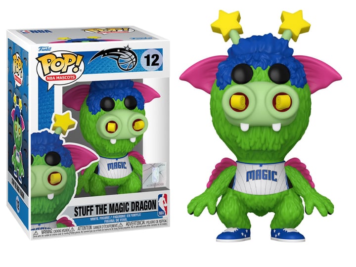 Pop! NBA: Mascots - Stuff the Magic Dragon (Orlando) Gallery Image 1