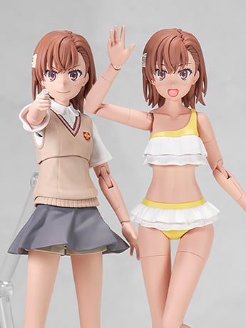A Certain Scientific Railgun T Kadokawa Plastic Model Series Mikoto Misaka (DX Ver.) Model Kit Gallery Image 2