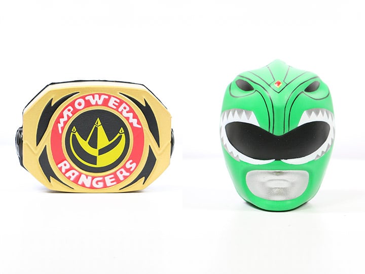 Mighty Morphin Power Rangers Smashies Green Ranger Helmet & Morpher PX Previews Exclusive Stress Ball Gallery Image 1