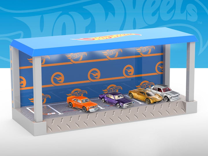 Hot Wheels Garage Display Case with Light Gallery Image 1