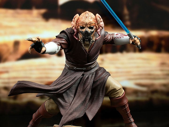 Star Wars: Attack of the Clones Premier Collection Plo Koon 1/7 Scale Limited Edition Statue Gallery Image 1