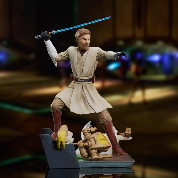 Star Wars: The Clone Wars Gallery General Kenobi Figure Diorama Gallery Image 4
