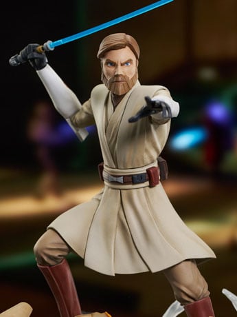 Star Wars: The Clone Wars Gallery General Kenobi Figure Diorama Gallery Image 2