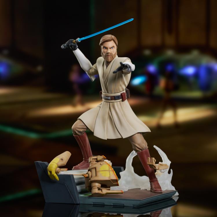 Star Wars: The Clone Wars Gallery General Kenobi Figure Diorama Gallery Image 3