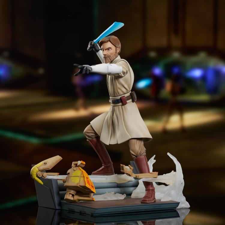 Star Wars: The Clone Wars Gallery General Kenobi Figure Diorama Gallery Image 6