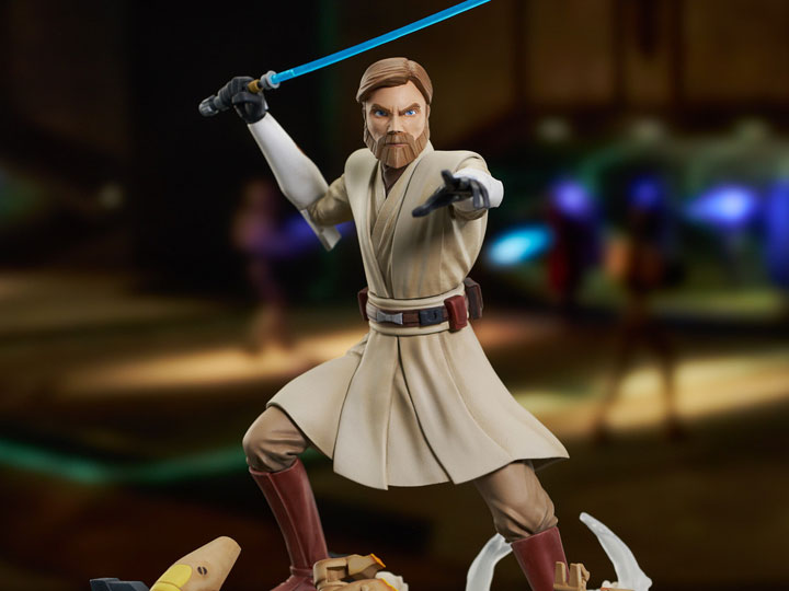 Star Wars: The Clone Wars Gallery General Kenobi Figure Diorama Gallery Image 1