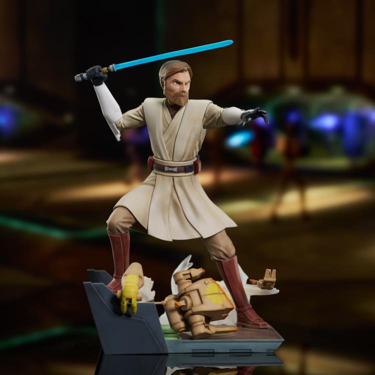 Star Wars: The Clone Wars Gallery General Kenobi Figure Diorama Gallery Image 5