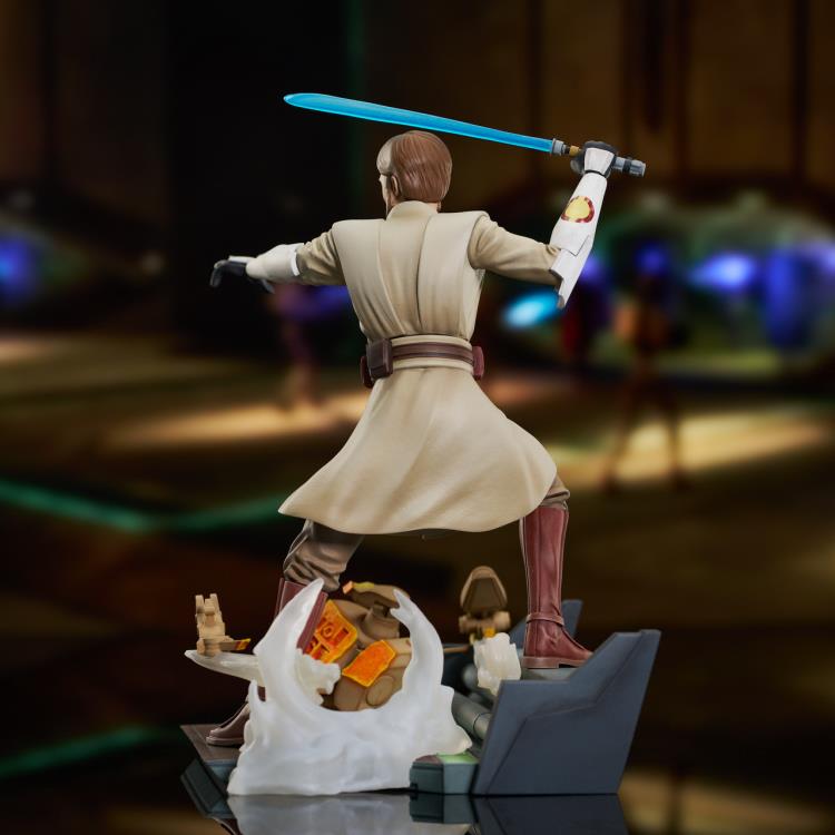 Star Wars: The Clone Wars Gallery General Kenobi Figure Diorama Gallery Image 8