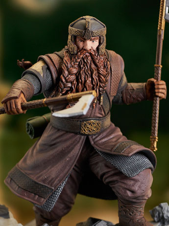 The Lord of the Rings Gallery Gimli Figure Diorama Gallery Image 2