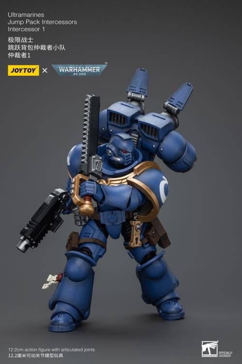 Warhammer 40K Ultramarines Jump Pack Intercessors Intercessor 1 1/18 Scale Action Figure Gallery Image 11