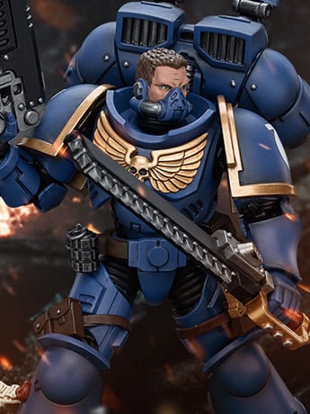 Warhammer 40K Ultramarines Jump Pack Intercessors Intercessor 1 1/18 Scale Action Figure Gallery Image 2