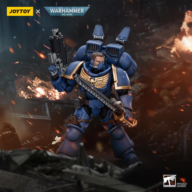 Warhammer 40K Ultramarines Jump Pack Intercessors Intercessor 1 1/18 Scale Action Figure Gallery Image 3