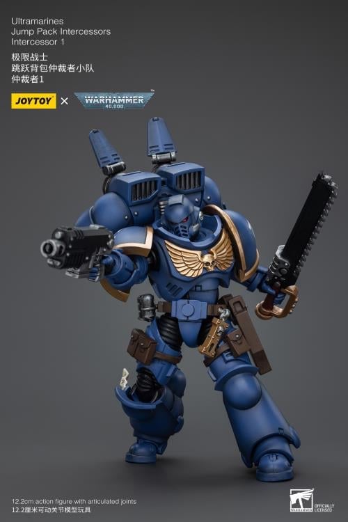 Warhammer 40K Ultramarines Jump Pack Intercessors Intercessor 1 1/18 Scale Action Figure Gallery Image 10