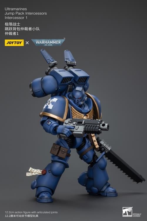 Warhammer 40K Ultramarines Jump Pack Intercessors Intercessor 1 1/18 Scale Action Figure Gallery Image 12