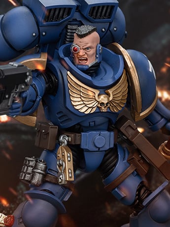 Warhammer 40K Ultramarines Jump Pack Intercessors Intercessor 2 1/18 Scale Action Figure Gallery Image 2