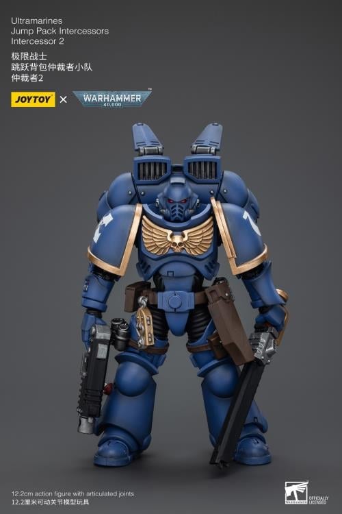 Warhammer 40K Ultramarines Jump Pack Intercessors Intercessor 2 1/18 Scale Action Figure Gallery Image 6