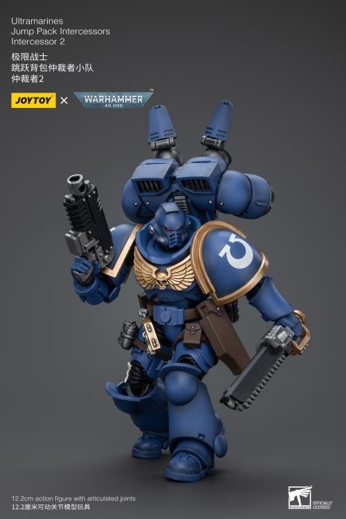 Warhammer 40K Ultramarines Jump Pack Intercessors Intercessor 2 1/18 Scale Action Figure Gallery Image 7
