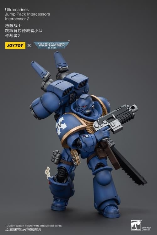 Warhammer 40K Ultramarines Jump Pack Intercessors Intercessor 2 1/18 Scale Action Figure Gallery Image 11