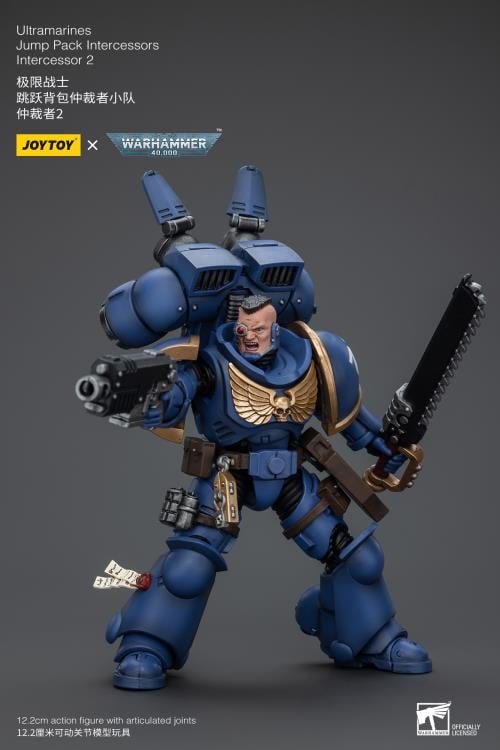 Warhammer 40K Ultramarines Jump Pack Intercessors Intercessor 2 1/18 Scale Action Figure Gallery Image 5