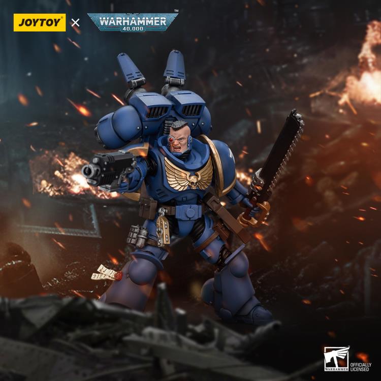 Warhammer 40K Ultramarines Jump Pack Intercessors Intercessor 2 1/18 Scale Action Figure Gallery Image 3