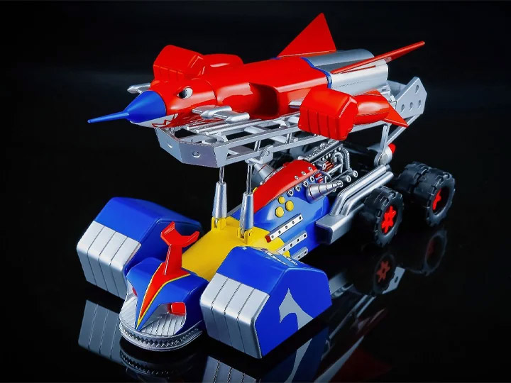 Space Ironmen Kyodain Tokusatsu Gokin Groun Car and Sky Missile Action Figure Gallery Image 1