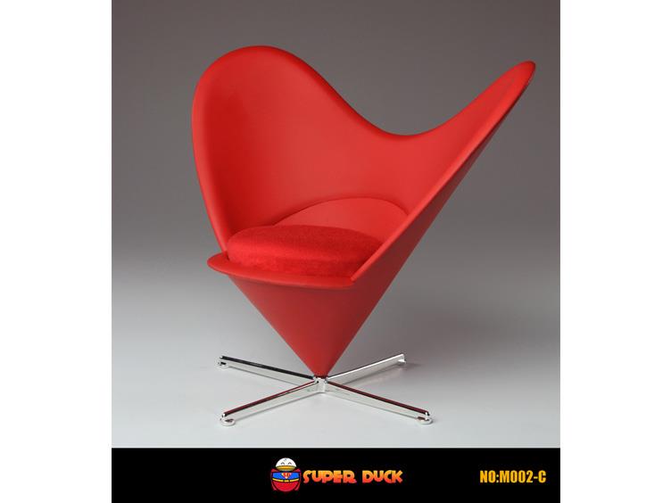 1/6 Scale Love Chair - Red Gallery Image 1