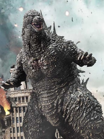 Godzilla Minus One Ultimate Diorama Masterline Godzilla (Bonus Ver.) Statue Gallery Image 2