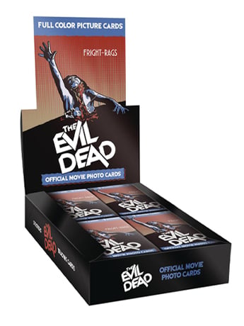 The Evil Dead Official Movie Photo Cards PX Previews Exclusive Trading Card Hobby Box (24 Packs) Gallery Image 2
