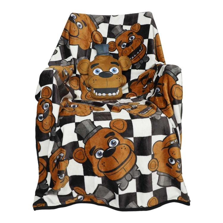 Five Nights at Freddy's Shaped Pillow & Throw Blanket Set Gallery Image 9