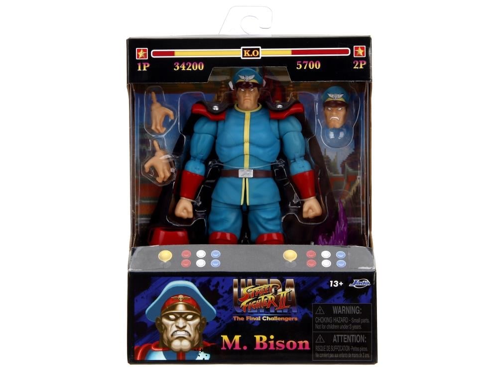 Ultra Street Fighter II: The Final Challengers M. Bison (Player 2 Ver.) 1/12 Scale BBTS 25th Anniversary Exclusive Action Figure Gallery Image 13