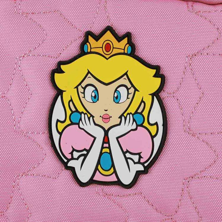 Super Mario Bros Princess Peach Quilted Backpack Gallery Image 6