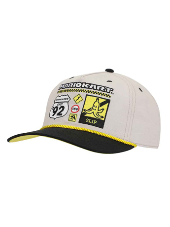 Super Mario Kart Vintage Pre-curved Bill Snapback Hat Gallery Image 2