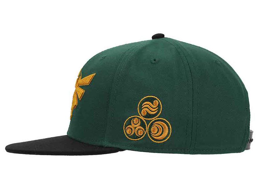 The Legend of Zelda Hyrule Crest Embroidered Flat Bill Snapback Hat Gallery Image 5