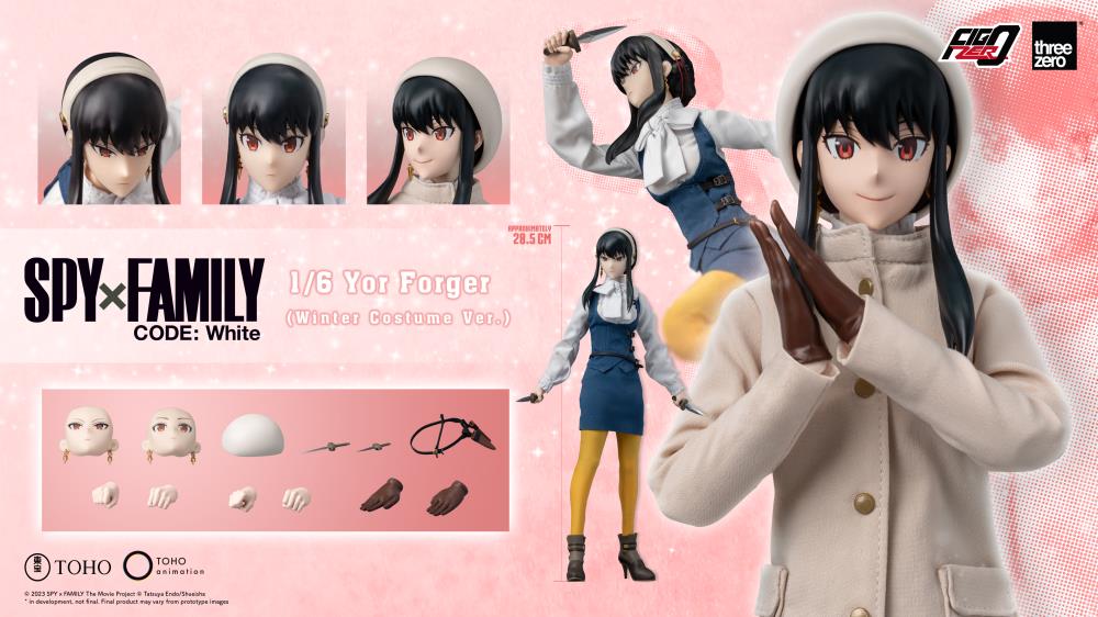 Spy x Family Code: White FigZero Yor Forger (Winter Costume Ver.) 1/6 Scale Figure Gallery Image 14