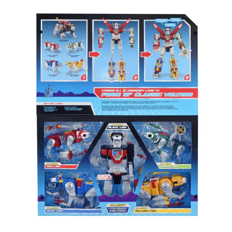 Voltron: Defender of the Universe 40th Anniversary Classic Legendary Voltron 16" Action Figure Gallery Image 10