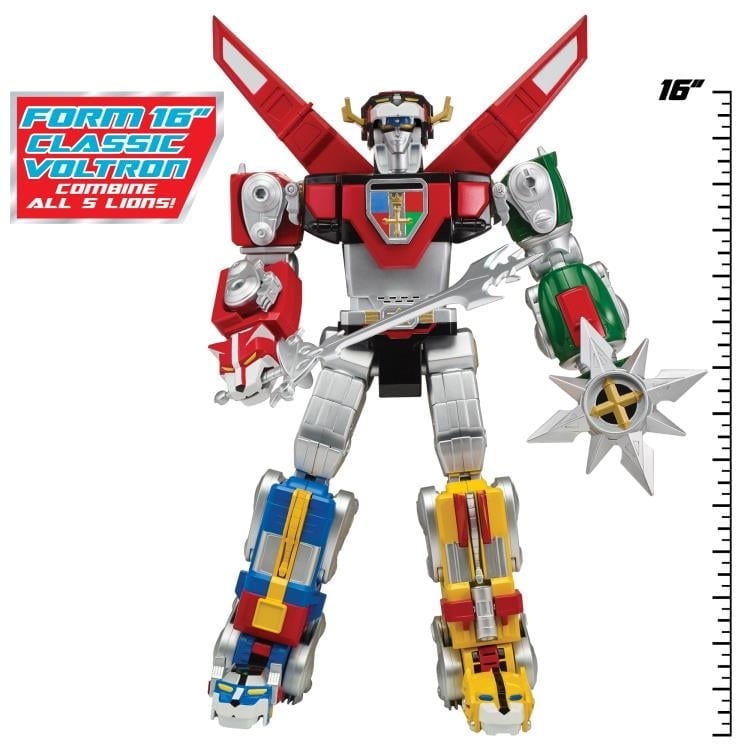 Voltron: Defender of the Universe 40th Anniversary Classic Legendary Voltron 16" Action Figure Gallery Image 7