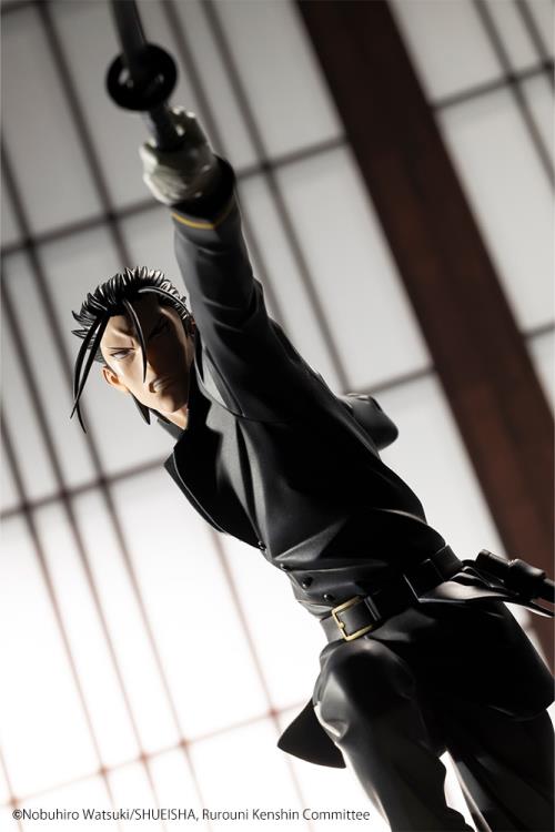 Rurouni Kenshin: Meiji Swordsman Romantic Story ArtFX J Hajime Saito 1/8 Scale Figure Gallery Image 4