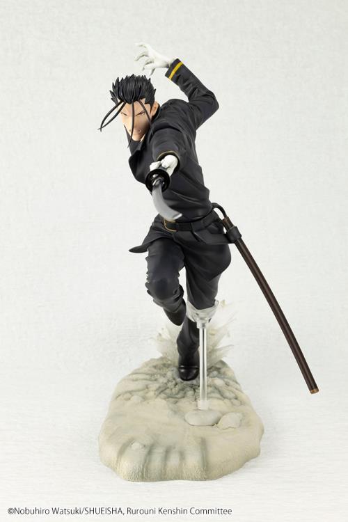 Rurouni Kenshin: Meiji Swordsman Romantic Story ArtFX J Hajime Saito 1/8 Scale Figure Gallery Image 11