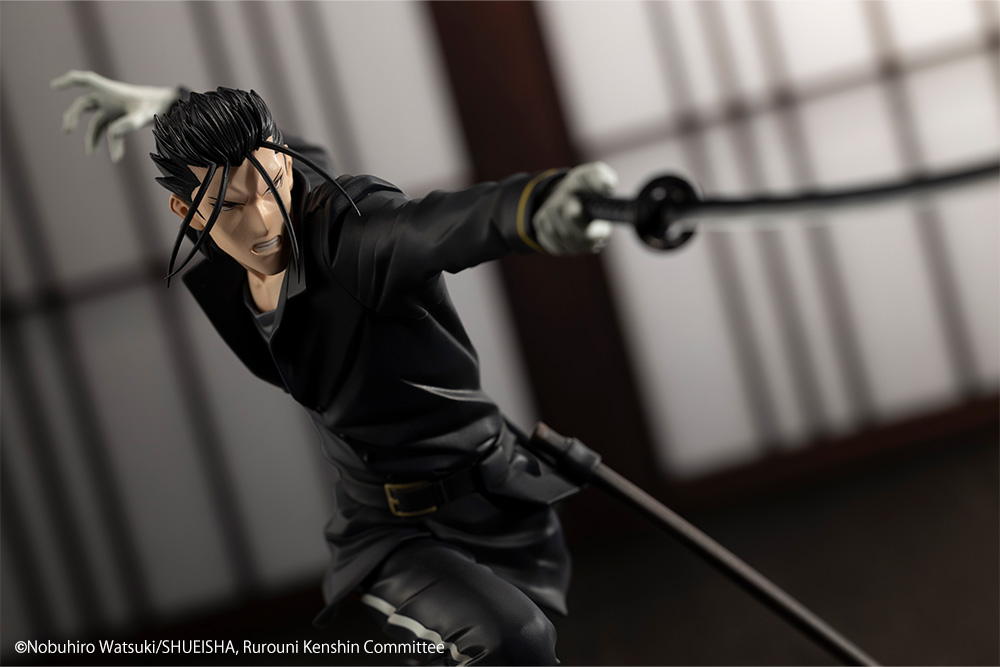 Rurouni Kenshin: Meiji Swordsman Romantic Story ArtFX J Hajime Saito 1/8 Scale Figure Gallery Image 7