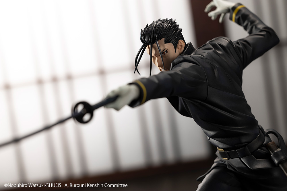 Rurouni Kenshin: Meiji Swordsman Romantic Story ArtFX J Hajime Saito 1/8 Scale Figure Gallery Image 6