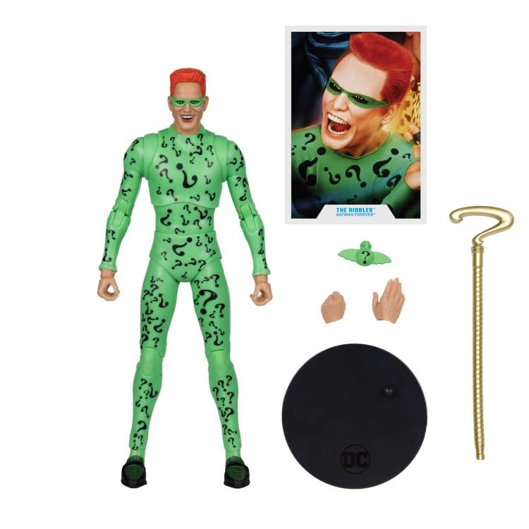 Batman Forever DC Multiverse The Riddler Action Figure (Collect to Build: Nightmare Bat) Gallery Image 13