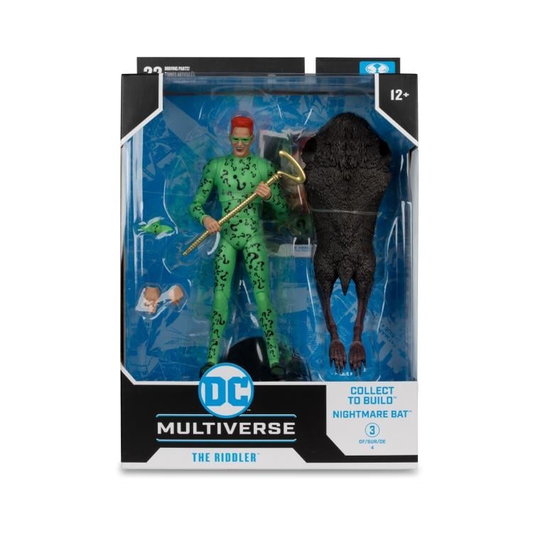 Batman Forever DC Multiverse The Riddler Action Figure (Collect to Build: Nightmare Bat) Gallery Image 15