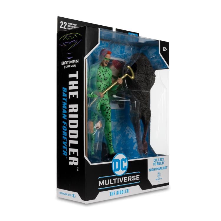 Batman Forever DC Multiverse The Riddler Action Figure (Collect to Build: Nightmare Bat) Gallery Image 16