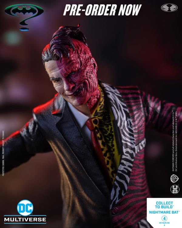 Batman Forever DC Multiverse Two-Face Action Figure (Collect to Build: Nightmare Bat) Gallery Image 5
