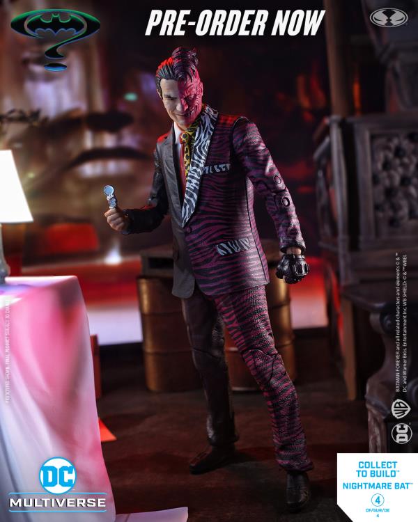 Batman Forever DC Multiverse Two-Face Action Figure (Collect to Build: Nightmare Bat) Gallery Image 3