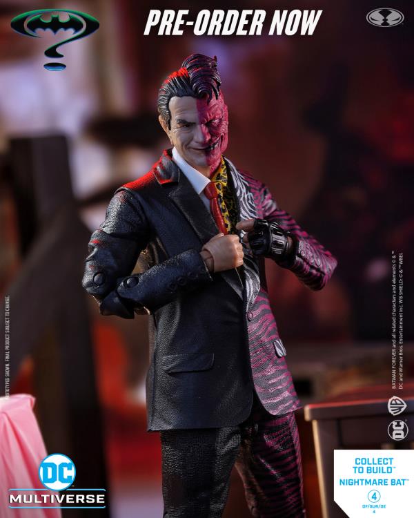 Batman Forever DC Multiverse Two-Face Action Figure (Collect to Build: Nightmare Bat) Gallery Image 4